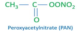 Peroxyacetylnitrate (PAN) photochemical smog